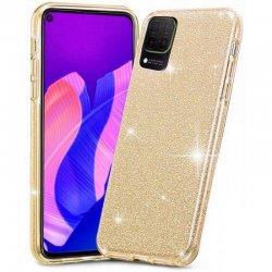 Huawei P40 Lite Back Glitter Case Gold