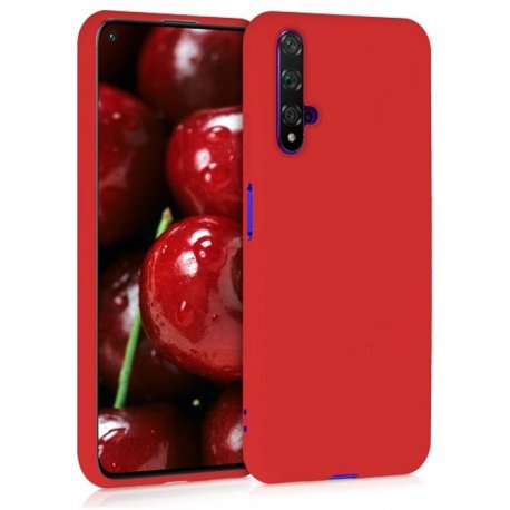 Huawei Honor 20/Nova 5T Silky And Soft Touch Finish Silicon Case Red