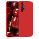 Huawei Honor 20/Nova 5T Silky And Soft Touch Finish Silicon Case Red