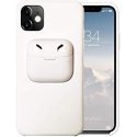 IPhone 11 Shockproof Silicone Case With AirPods Case White