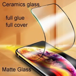 Samsung Galaxy A70 A705 Hybrid Tempered Glass 9D Ceramic Full Glue Mat
