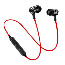 Ezra BW05 Sports Bluetooth Magnetic Earphones Red