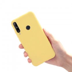 Huawei P40 Lite E/Y7P Silicone Case Yellow