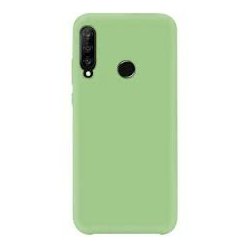 Huawei P40 Lite E/Y7P Silicone Case Green