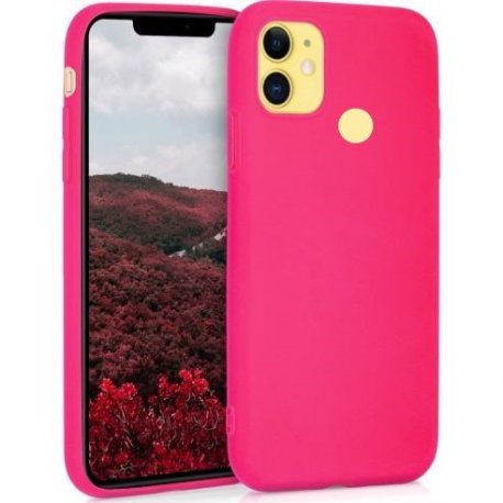 Samsung Galaxy A21S A217 Silicone Case Hot Pink