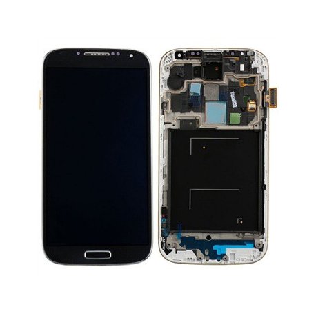 Samsung i9505 / Galaxy S4 Frontcover + Lcd + Touch Deep Black Original