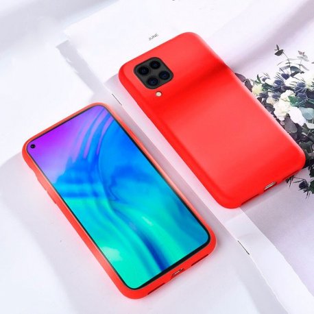 Huawei P40 Lite Silicone Case Red