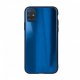 Huawei P40 Lite Aurora Glass Case Dark Blue