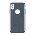Huawei Y7 2019 Back Glitter Case Black