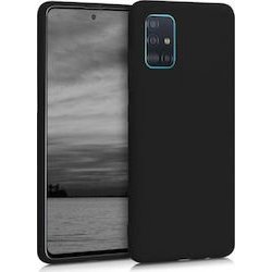 Samsung Galaxy A71 A715 Silicone Case Black