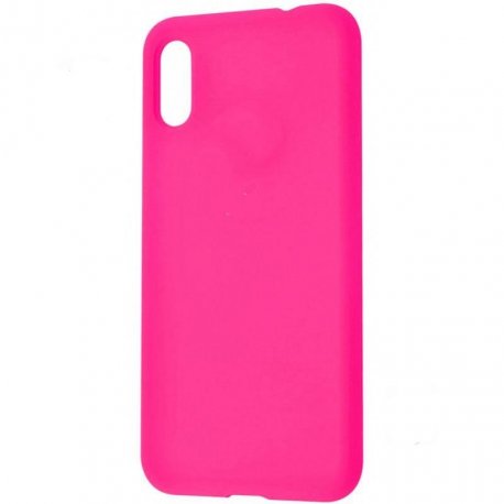Xiaomi Redmi 9A Silky And Soft Touch Finish Silicone Case Hot Pink