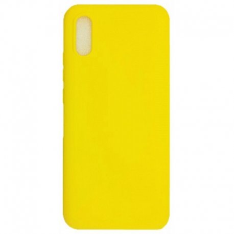 Xiaomi Redmi 9A Silky And Soft Touch Finish Silicone Case Yellow