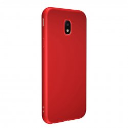 Samsung Galaxy J7 2017 J730 Silicone IC Soft Case Red