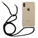 IPhone XS Max Transparent Silicone Case With Strap