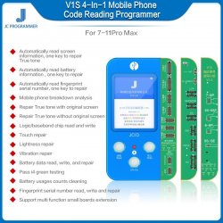 JC V1S 4-IN-1 Mobile Phone Code Reading Programmer For Truetone/Lightness/Touch/Battery/Fingerprint Repair