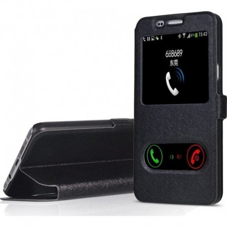 Sony Xperia E4 Book SView Case Black