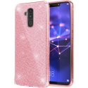 Huawei Mate 20 Lite Back Glitter Case Pink