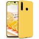 Huawei Honor 20 Lite/P Smart Plus 2019 Silky And Soft Touch Silicone Cover Yellow