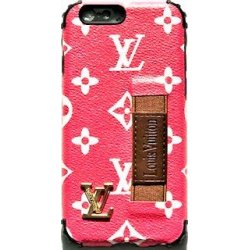 IPhone 6/6S LV Silicone Case KickStand Red