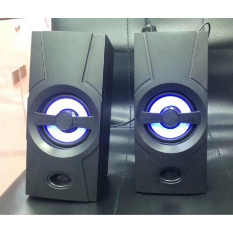 Hotmai A555 Multimedia 2.0 Speakers Usb Led Lights