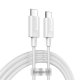 Baseus CATSW-D02 Cable Xiaobai Series Type-C To Type-C 100W 1.5M White