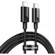Baseus CATSW-D01 Cable Xiaobai Series Type-C To Type-C 100W 1.5M Black