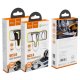 Hoco Z31 18W 3.4A Portable QC3.0 Dual USB Car Charger With Type C Cable Black