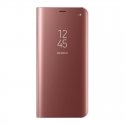 Samsung Galaxy A71 A715 Book Case Clear View RoseGold