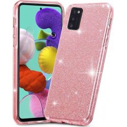 Samsung Galaxy A41 A415 Back Glitter Case Pink
