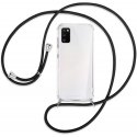 Samsung Galaxy A41 A415 Neck Strap Tpu Case Transperant