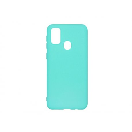 Samsung Galaxy M21 M215 Silky And Soft Touch Silicone Cover Turquoise