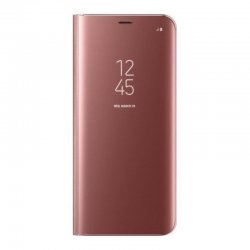 Samsung Galaxy Note 20 N980 Book Case Clear View RoseGold