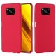 Xiaomi Pocofone X3 Silky And Soft Touch Silicone Cover Hot Pink