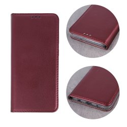 Xiaomi Redmi Note 8T Smart Book Case Magnet Burgundy