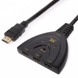 MBaccess 3 in 1 HDMI Input 4K x 2K HDTV Pigtail Switch Adapter HDMI Splitter