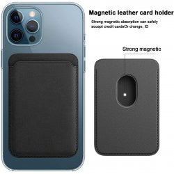 IPhone 12/12 Pro/12 Pro Max Leather Wallet Card Holder Mag Safe Deep Blue