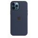 IPhone 12 Pro Max Sillicone Oem Case With MagSafe Deep Navy