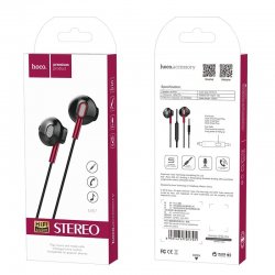 Hoco M57 Sky Sound Wired Earphones 3.5mm With Microphone Black