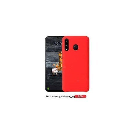 Samsung Galaxy A20S A207 Silicone Case Red