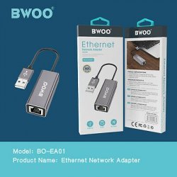Bwoo BO-EA01 USB 2.0 to Ethernet Adapter