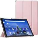 IPad 2019 10.2/IPad Pro 2021 10.5 Smart Book Case With Pencil Case RoseGold