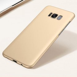 Samsung Galaxy S8 G950 Back Case Cover Luxury Leather Gold