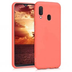 Samsung Galaxy J7 2017 J730 Silky And Soft Touch Silicone Cover Coral