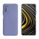Xiaomi Pocofone M3 Silky And Soft Touch Silicone Cover Camera Protect Lila