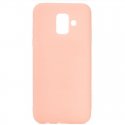 Samsung Galaxy A6 2018 A600 Silky And Soft Touch Silicone Cover Light Pink