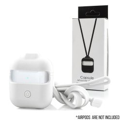 MBaccess Airpods Case With Strap Set White