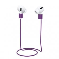 AirPods Silicone Strap Antilost Rope Purple