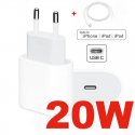 Apple 20W USB-C Wall Adapter+Type-C To Lightning Cable Bulk