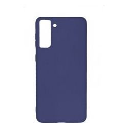 Samsung Galaxy S21 G991 Silky And Soft Touch Silicone Cover Blue