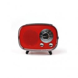 MBaccess DB-09 Wireless Speaker Classic Retro Style Red